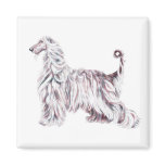 Afghan Hound Elegance Magnet