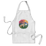 Afghan Hound (fawn, standing) Apron