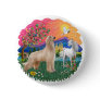 Afghan Hound (fawn, standing)