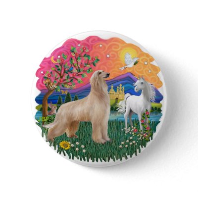 Afghan Hound (fawn, standing) by dogartgifts