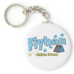Afghan Hound Flyball Key Chain