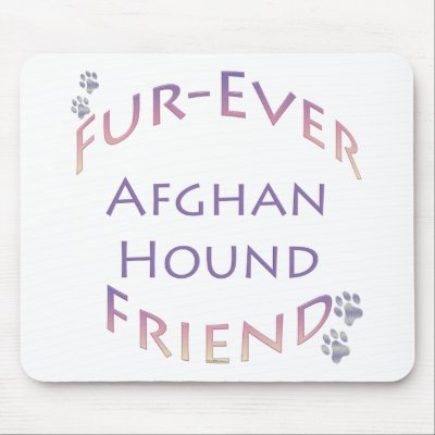 Afghan Hound Furever Mouse Mats by GreyWolfCreation