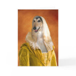 Afghan Hound Greeting Card Nobility Dogs Gift