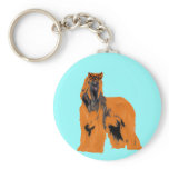Afghan Hound Halloween Keychain