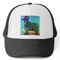 Afghan Hound Mesh Hats