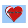 Afghan Hound Heart Postcards