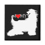 Afghan Hound I Love (heart) my Fridge Magnets