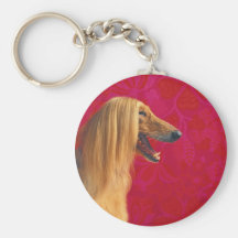 Afghan Hound Key Chain