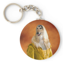 Afghan Hound Keychain Nobility Dogs Gift