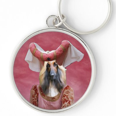 Afghan Hound Keychain Nobility Dogs Gift by podencobg