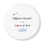 Afghan Hound Lick Design Magnet