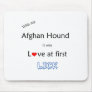 Afghan Hound Lick Design Mouse Pads