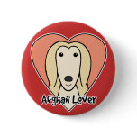 Afghan Hound Lover buttons
