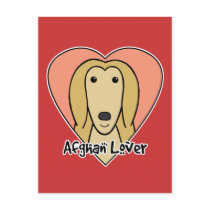 Afghan Hound Lover Post Card