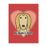 Afghan Hound Lover postcards