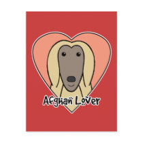 Afghan Hound Lover Post Card