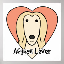 Afghan Hound Lover Print