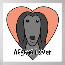Afghan Hound Lover Poster
