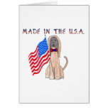 Afghan Hound Made In The USA Card