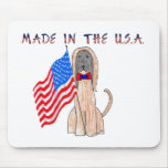 Afghan Hound Made In The USA Mousepad