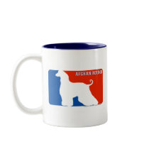 Afghan Hound Major League Dog Mug