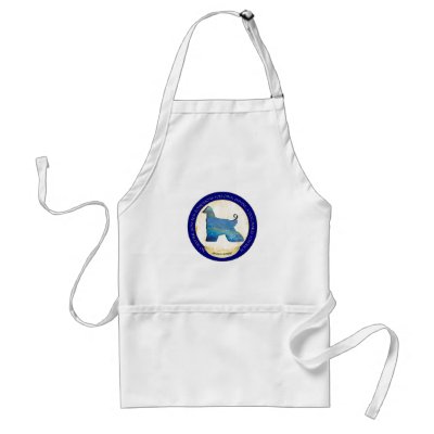 Afghan Hound Medallion Apron by jaisjewels