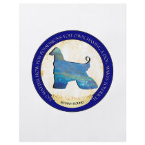 Afghan Hound Medallion Flyer
