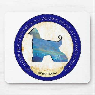 Afghan Hound Medallion Mousepad by jaisjewels