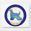 Afghan Hound Medallion Mousepad