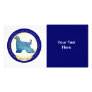 Afghan Hound Medallion Photo Card