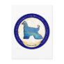 Afghan Hound Medallion Postcard