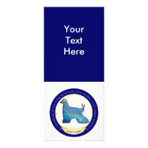 Afghan Hound Medallion Rack Card