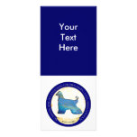 Afghan Hound Medallion Rack Card rack cards