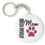 Afghan Hound Mom 2 Key Chains