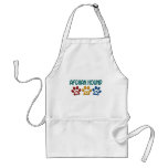 AFGHAN HOUND MOM Paw Print Aprons