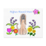Afghan Hound Mom Postcard