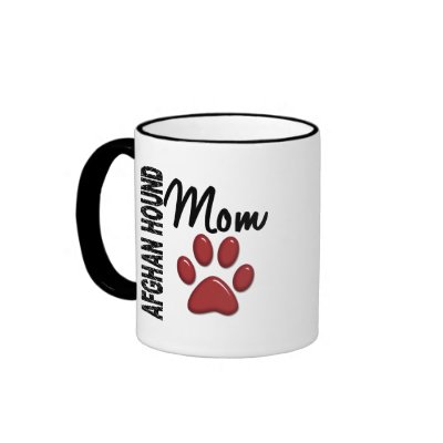 Afghan Hound Mum 2 Coffee Mugs by poochloverstuff