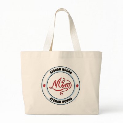 AFGHAN HOUND mum Tote Bags by cartoondogs