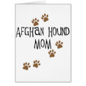 Afghan Hound Mum cards