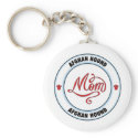 AFGHAN HOUND mum keychains