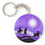 Afghan Hound Night Divine Keychains