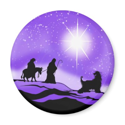 Afghan Hound Night Divine Magnet by DanesRUs