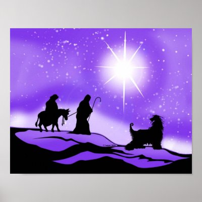 Afghan Hound Night Divine Posters by DanesRUs