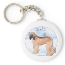 Afghan Hound Noel - Keychain