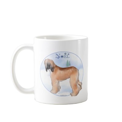 Afghan Hound Noel Coffee Mug by GreyWolfCreation
