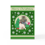 Afghan Hound Old Fashioned Christmas cards