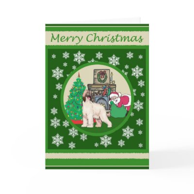 Afghan Hound Old Fashioned Christmas Greeting Card by freespiritdesigns