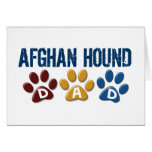 AFGHAN HOUND Paw Print Dad