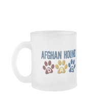 AFGHAN HOUND Paw Print Dad Coffee Mug