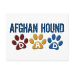 AFGHAN HOUND Paw Print Dad